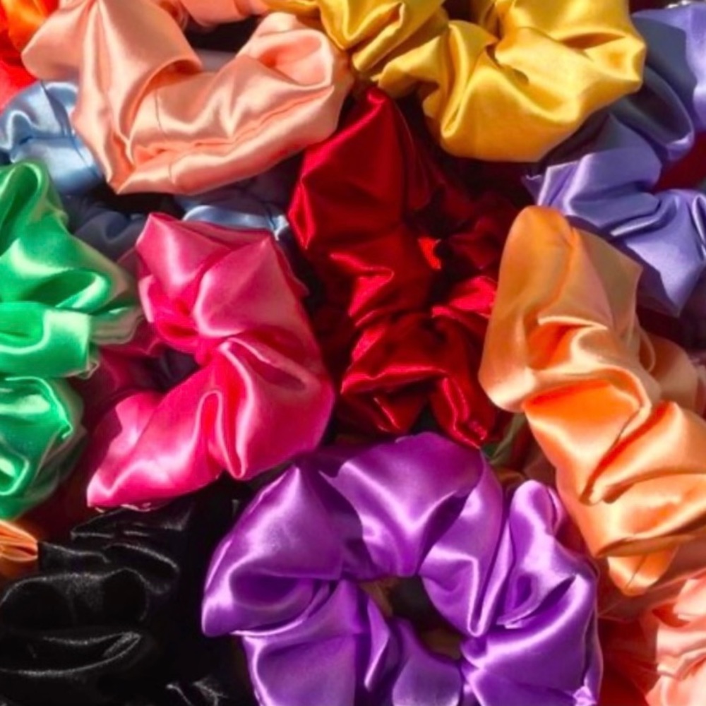Homemade Satin SCRUNCHIEs 💖💖 - Picture 2 of 2